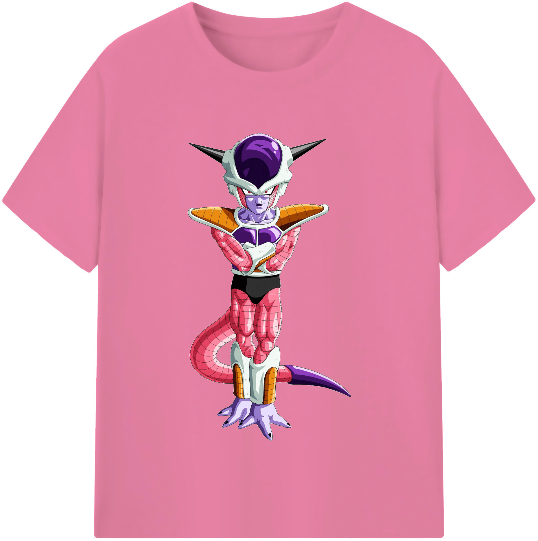 （画像用） ドラゴンボール フリーザ DRAGON BALL Frieza 綿100％半袖Tシャツ（フロントプリント）